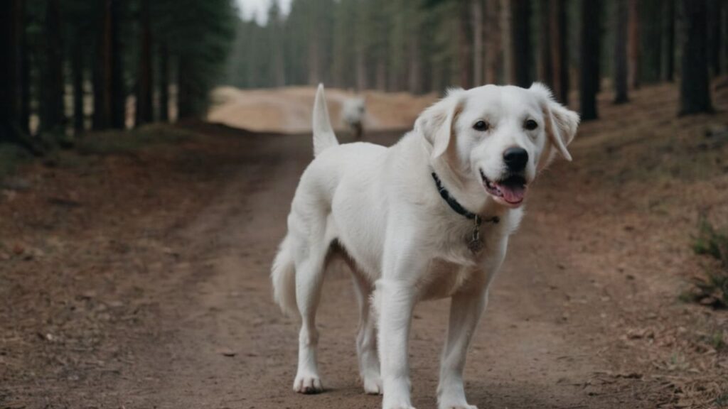 Spiritual Meaning of a White Dog Crossing Your Path