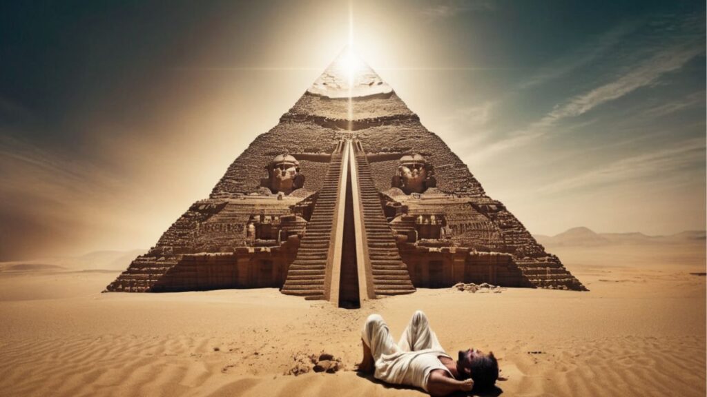 Upside Down Pyramid Spiritual Meaning